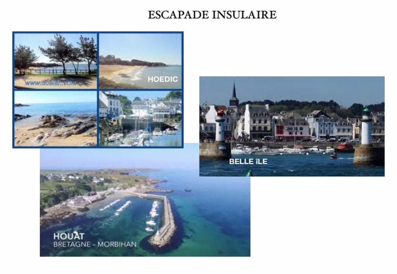 Grand Et Luxueux Appartement Lumineux 4 Pers Vue Mer Wifi Inclus Quiberon Εξωτερικό φωτογραφία
