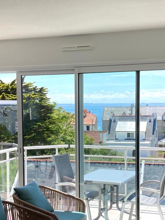 Grand Et Luxueux Appartement Lumineux 4 Pers Vue Mer Wifi Inclus Quiberon Εξωτερικό φωτογραφία
