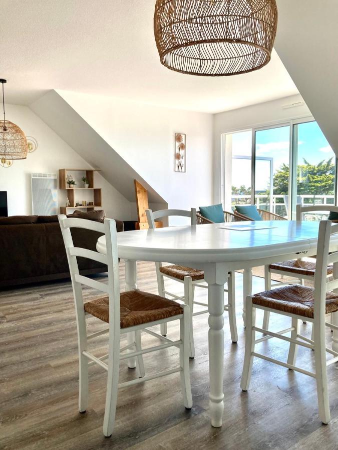 Grand Et Luxueux Appartement Lumineux 4 Pers Vue Mer Wifi Inclus Quiberon Εξωτερικό φωτογραφία